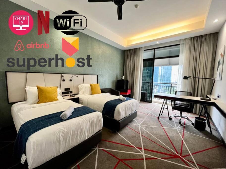 #23 Kl Towel View Twin Bed Suites @ Infinity Pool Kuala Lumpur Exterior foto